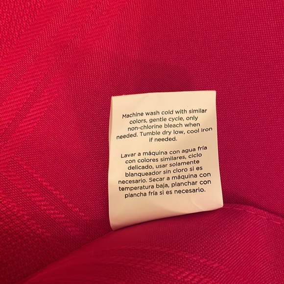 Trim A Home Subtle Red Plaid Rectangular Placemats - Set of 2 - Picture 7 of 10